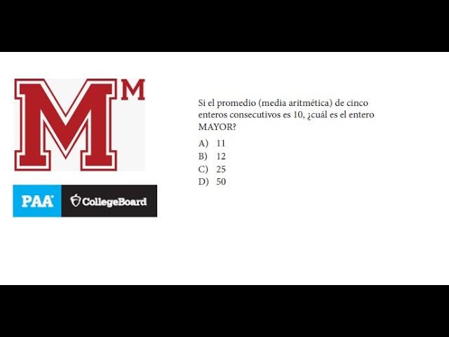 cinco números cuya media sea 10