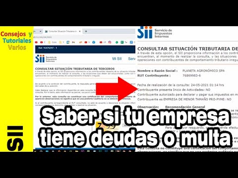 como saber si una empresa tiene deudas