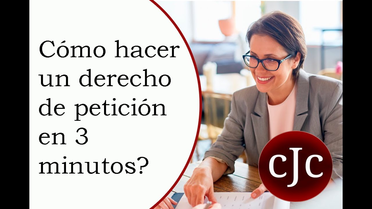 como se redacta un derecho de petición