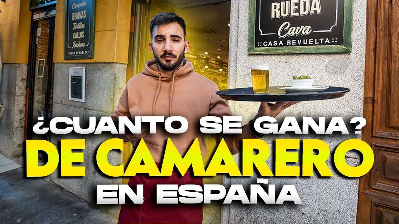 cuanto cobra por hora un camarero