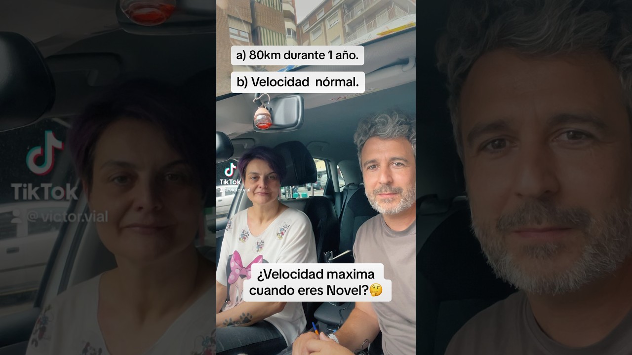 a que velocidad maxima puede ir un conductor novel