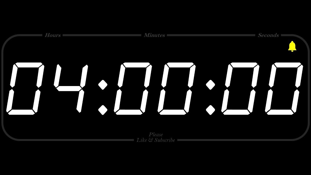 alarma a las 4 de la tarde