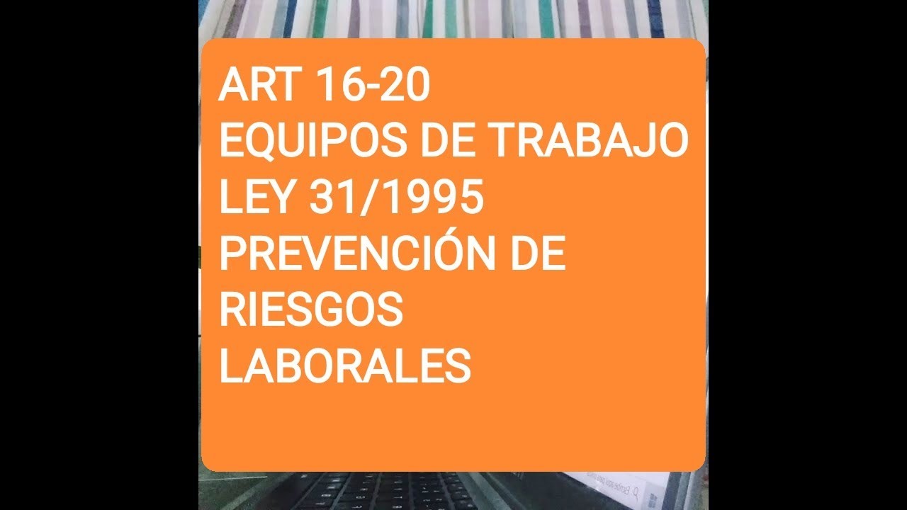 artículo 20 de la ley de prevención de riesgos laborales