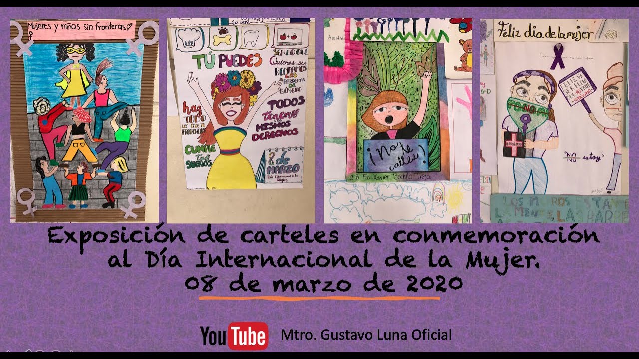 cartel del dia de la mujer