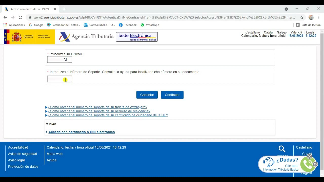 certificado de imputaciones del i.r.p.f. 2021