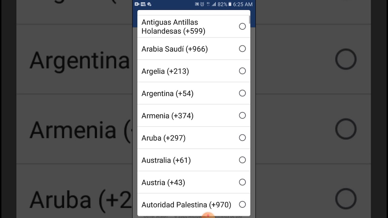 codigo 49 de que pais es