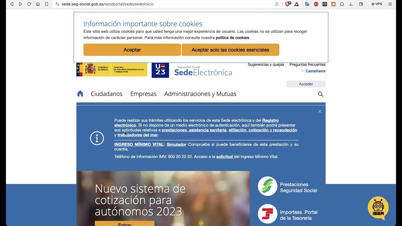 como pagar un recibo de autonomos devuelto