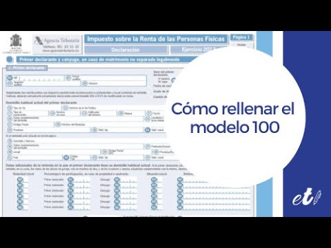 como rellenar modelo 100 paso a paso