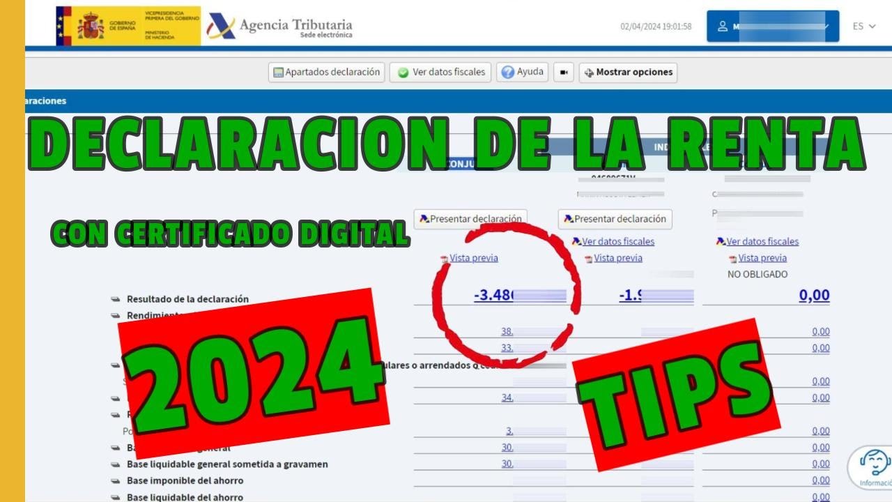 como se calcula la casilla 23 de la renta