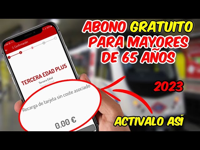 como solicitar el abono transporte para mayores de 65 años