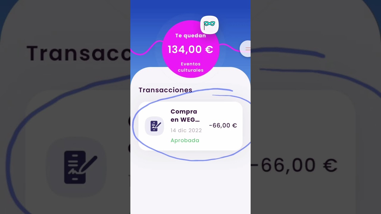 como subir el ticket al bono cultural joven