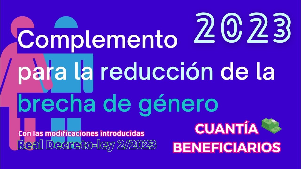 complemento para reducir la brecha de género