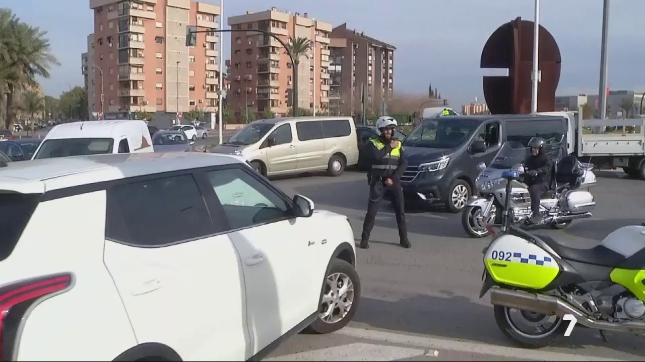 cortes de tráfico hoy en murcia
