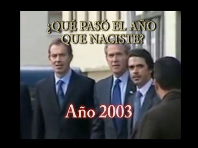 cuantos años tienen los del 2003