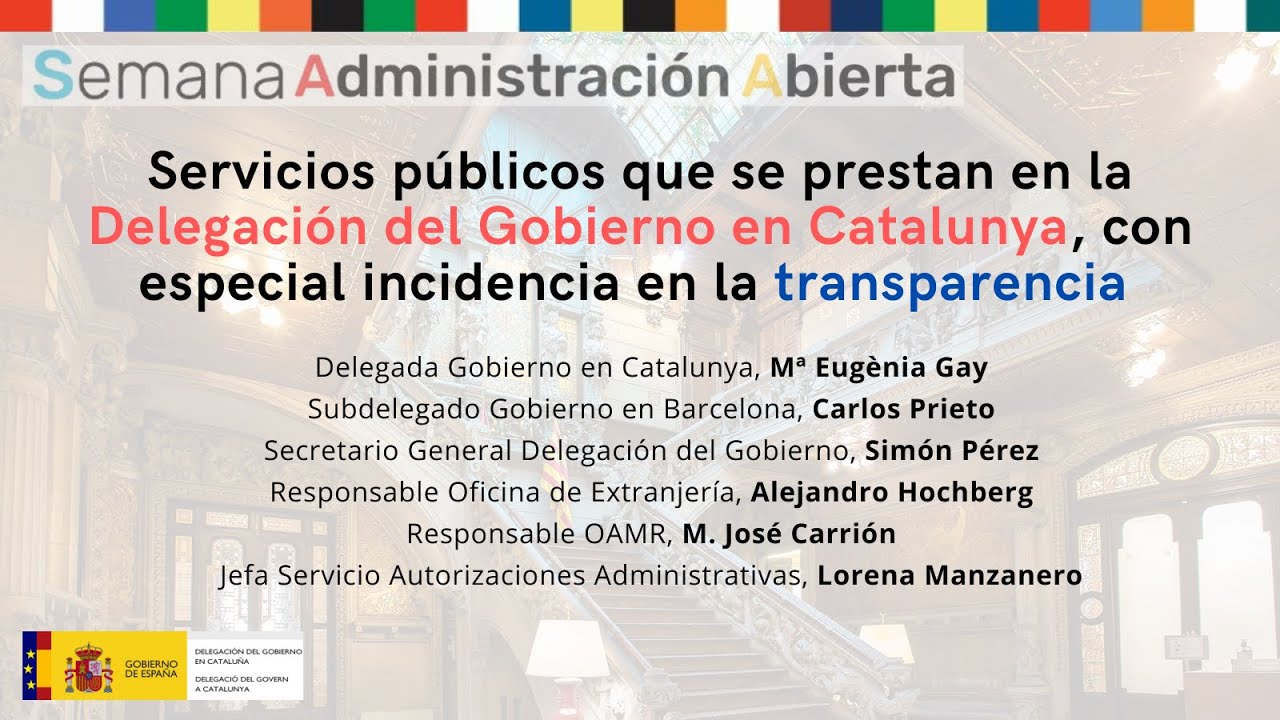 delegación del gobierno de cataluña - registro general