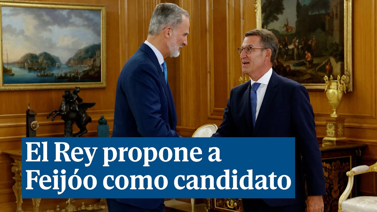 el rey propone al presidente del gobierno