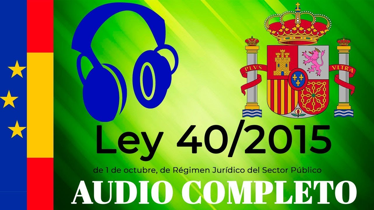 ley del régimen jurídico del sector público