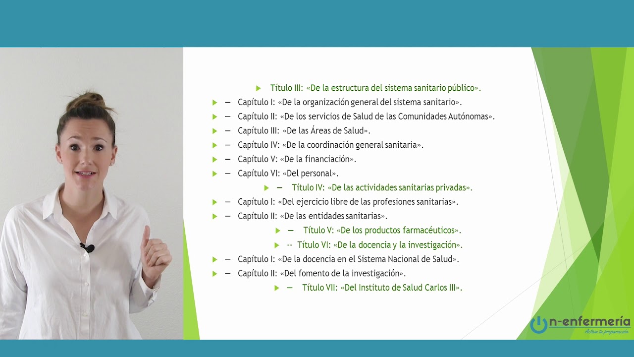 ley general de sanidad esquema resumen
