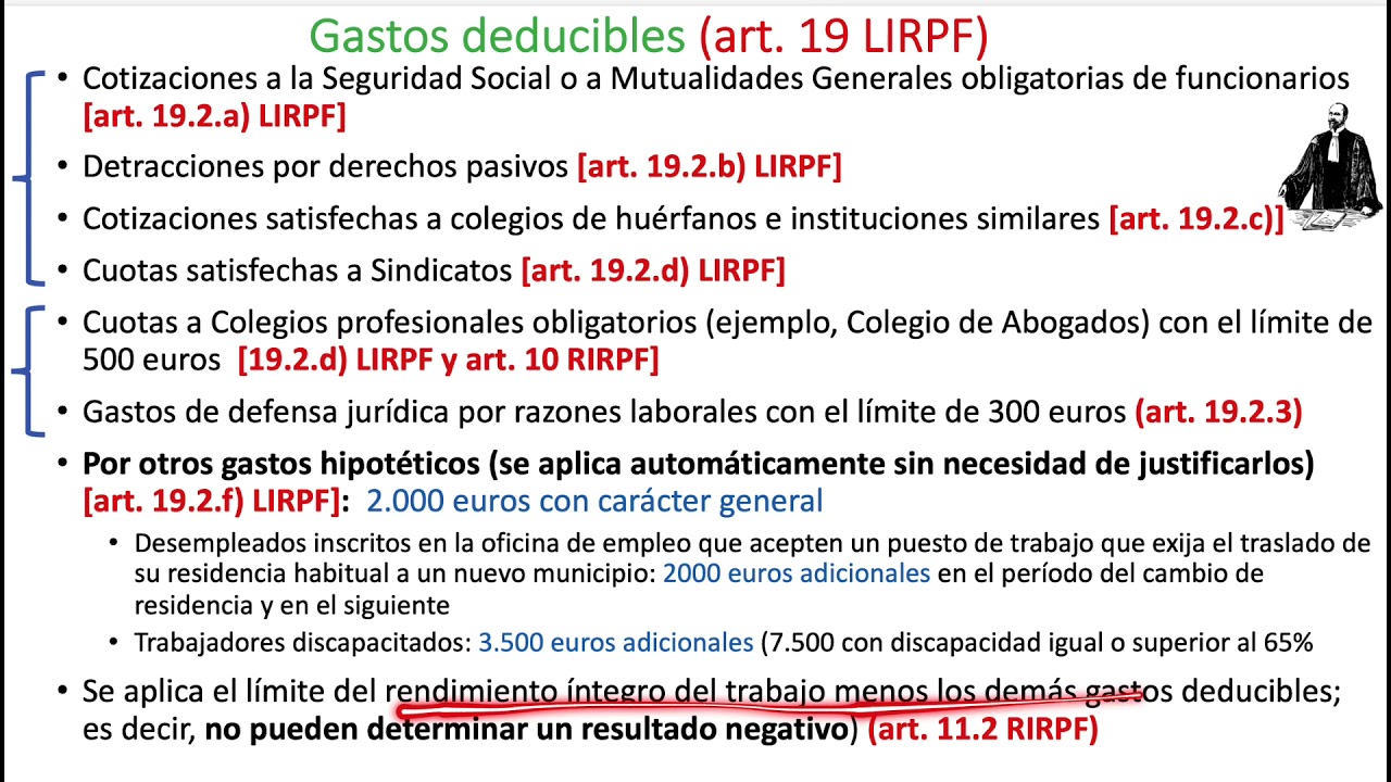 que es la casilla 19 otros gastos deducibles