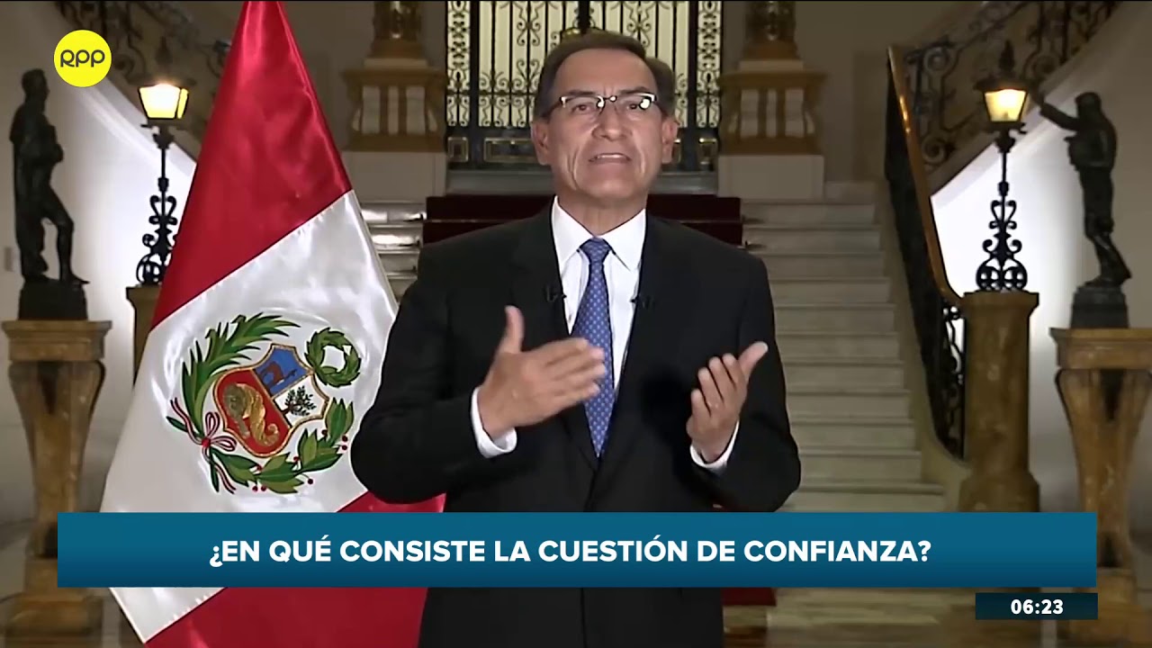 que es la cuestion de confianza