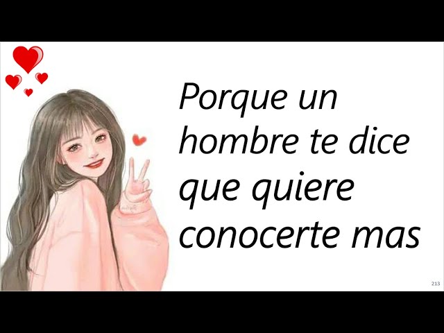 que significa cuando un chico te dice vamos hablando