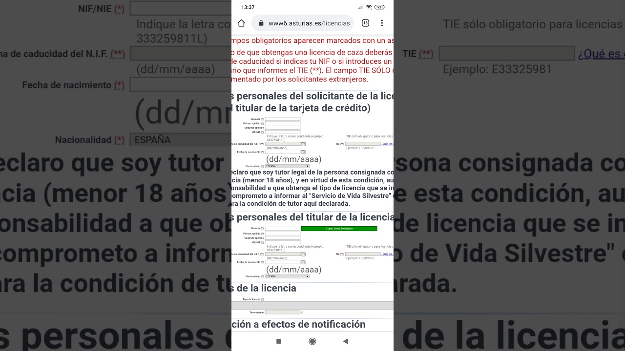 sacar licencia de pesca asturias online