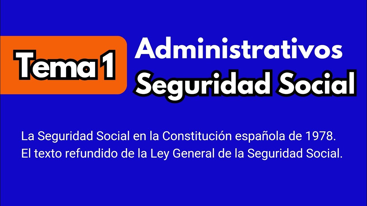 texto refundido de la seguridad social