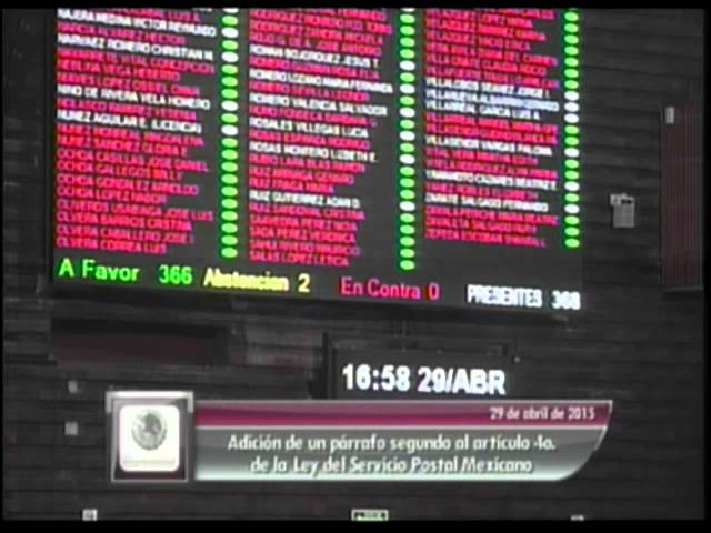 artículo 34 de la ley del servicio postal