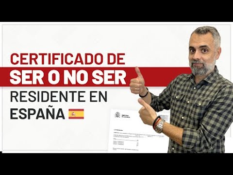certificado de residencia legal en españa