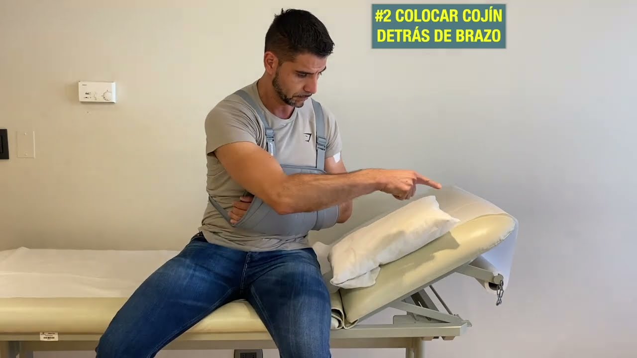 como dormir con fractura de radio