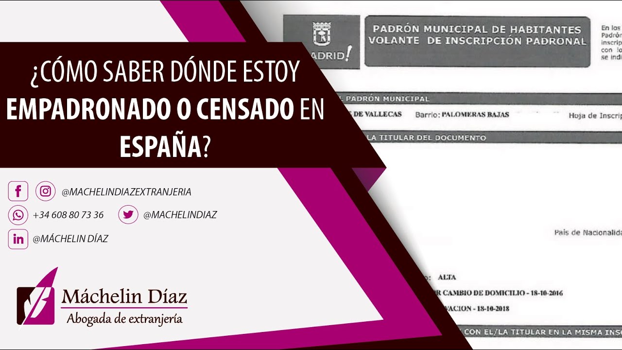 como saber donde estoy empadronado barcelona