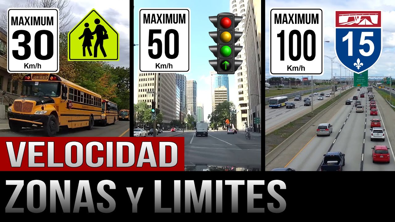 como saber el límite de velocidad de una carretera