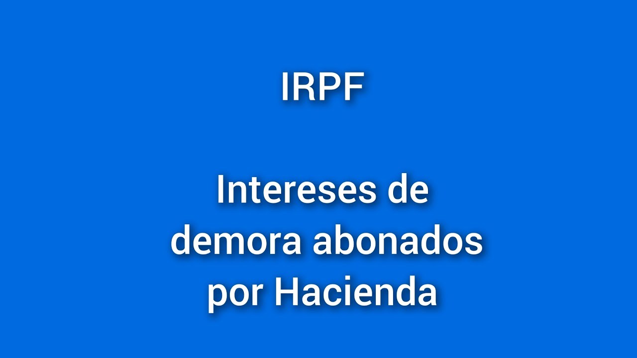 como tributan los intereses de demora pagados por la aeat