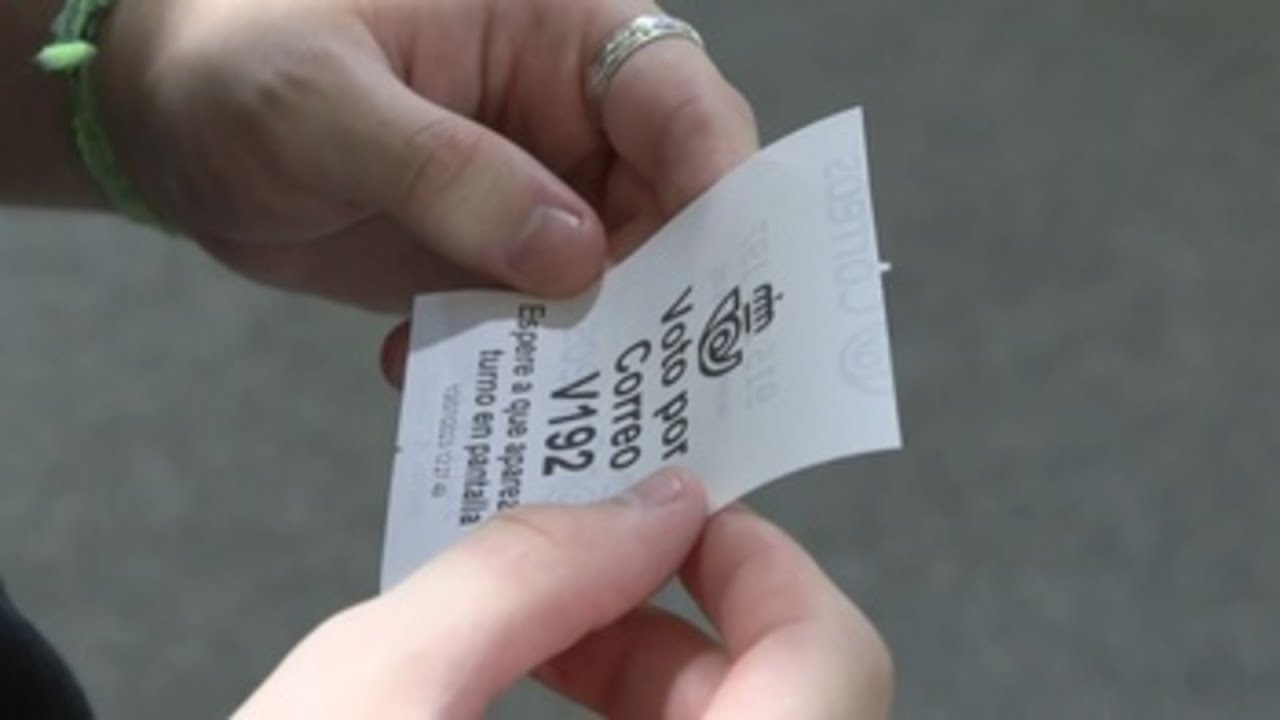 comprobar solicitud de voto por correo