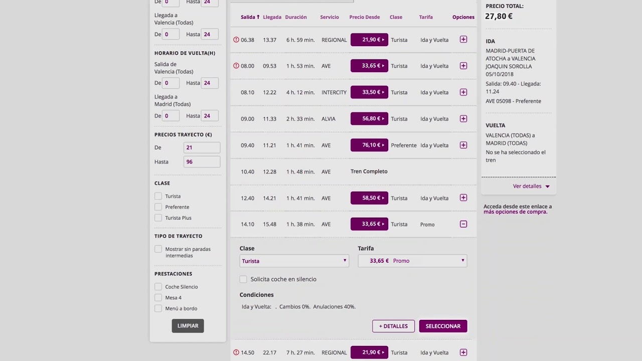 con cuanta antelacion salen los billetes de renfe