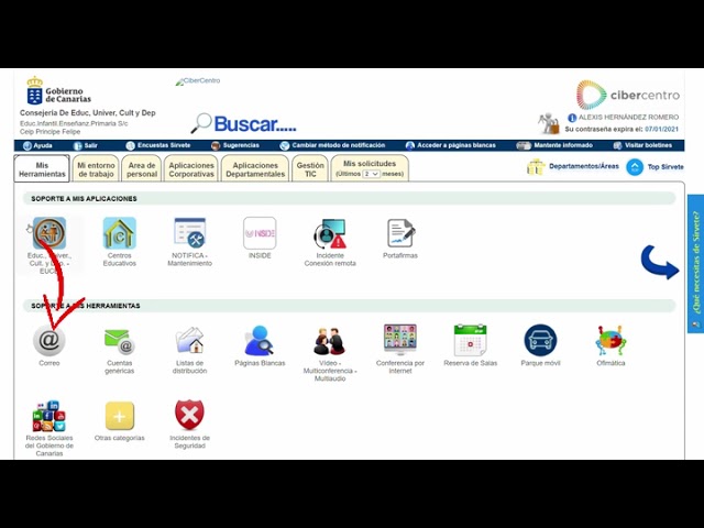 correo corporativo del gobierno de canarias