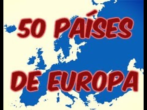 cuales son los 50 paises de europa