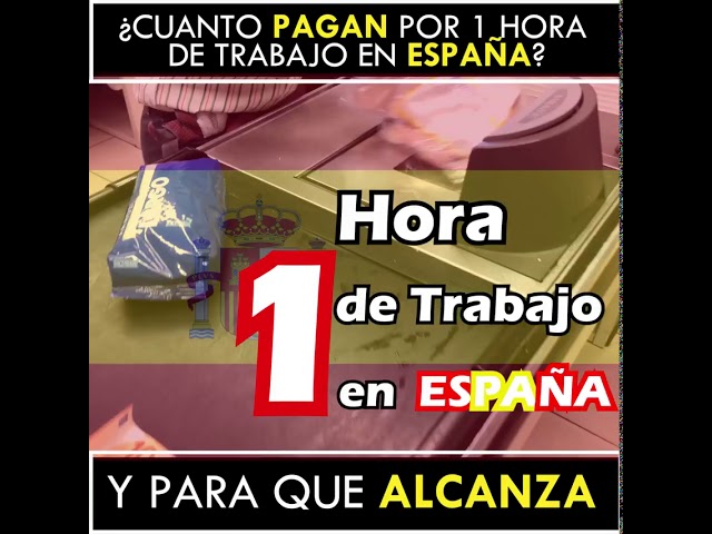 cuanto es la hora de trabajo en españa