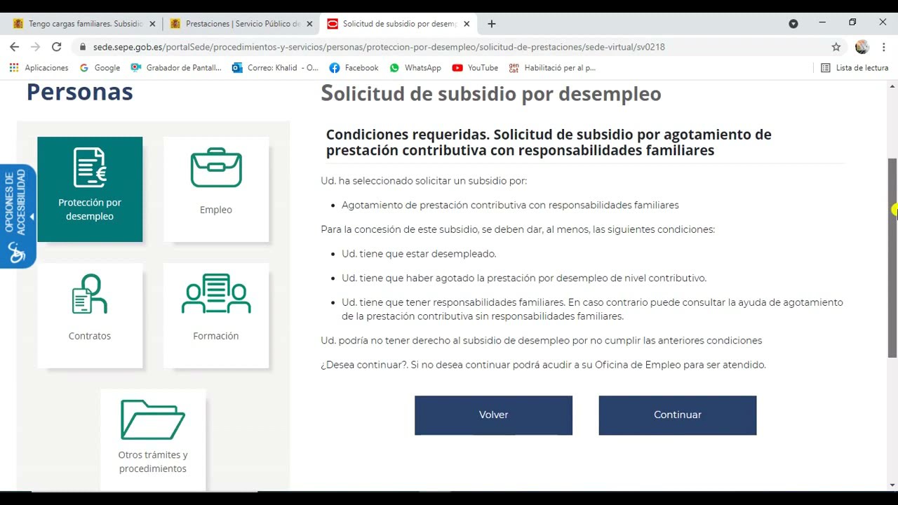 despues del subsidio que ayudas hay