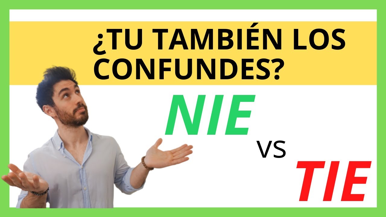 diferencia entre nie y tie españa