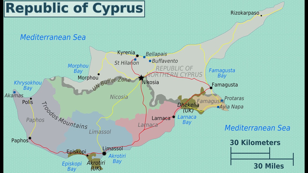 donde esta chipre en el mapa de europa