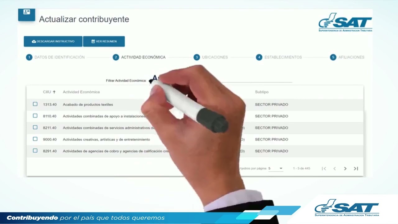 el banco me pide declaración de actividad económica