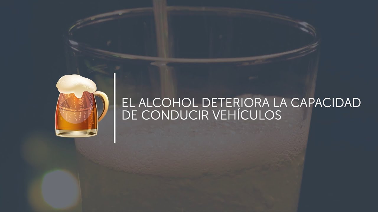 el consumo de alcohol qué produce en el conductor