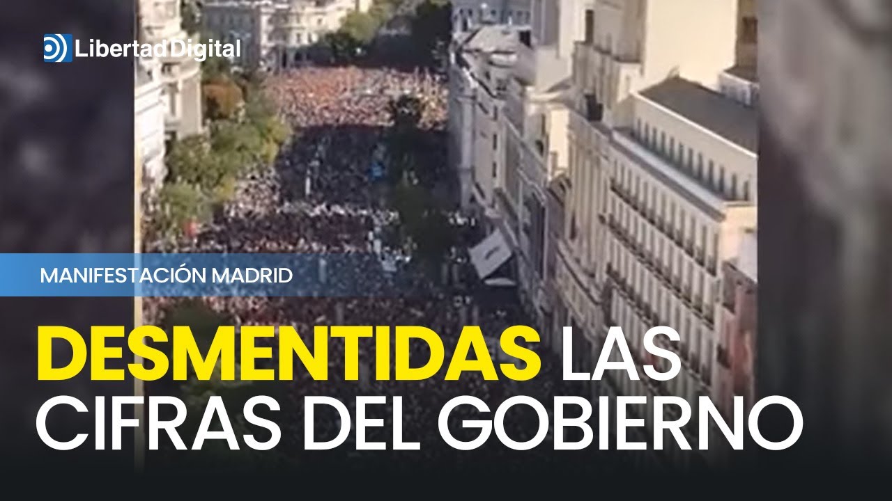 imagenes de la manifestacion de hoy en madrid