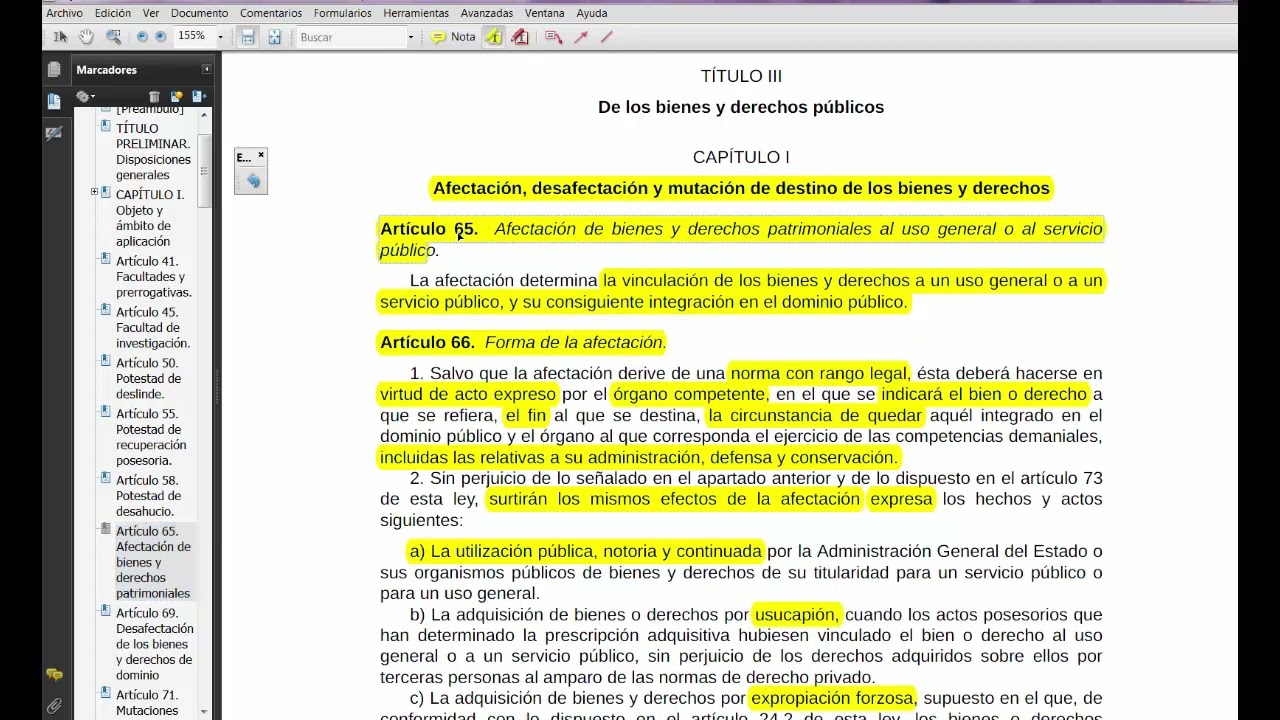 ley patrimonio de las administraciones públicas