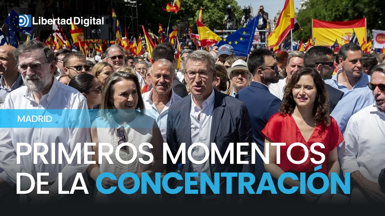 manifestación hoy en madrid contra el gobierno