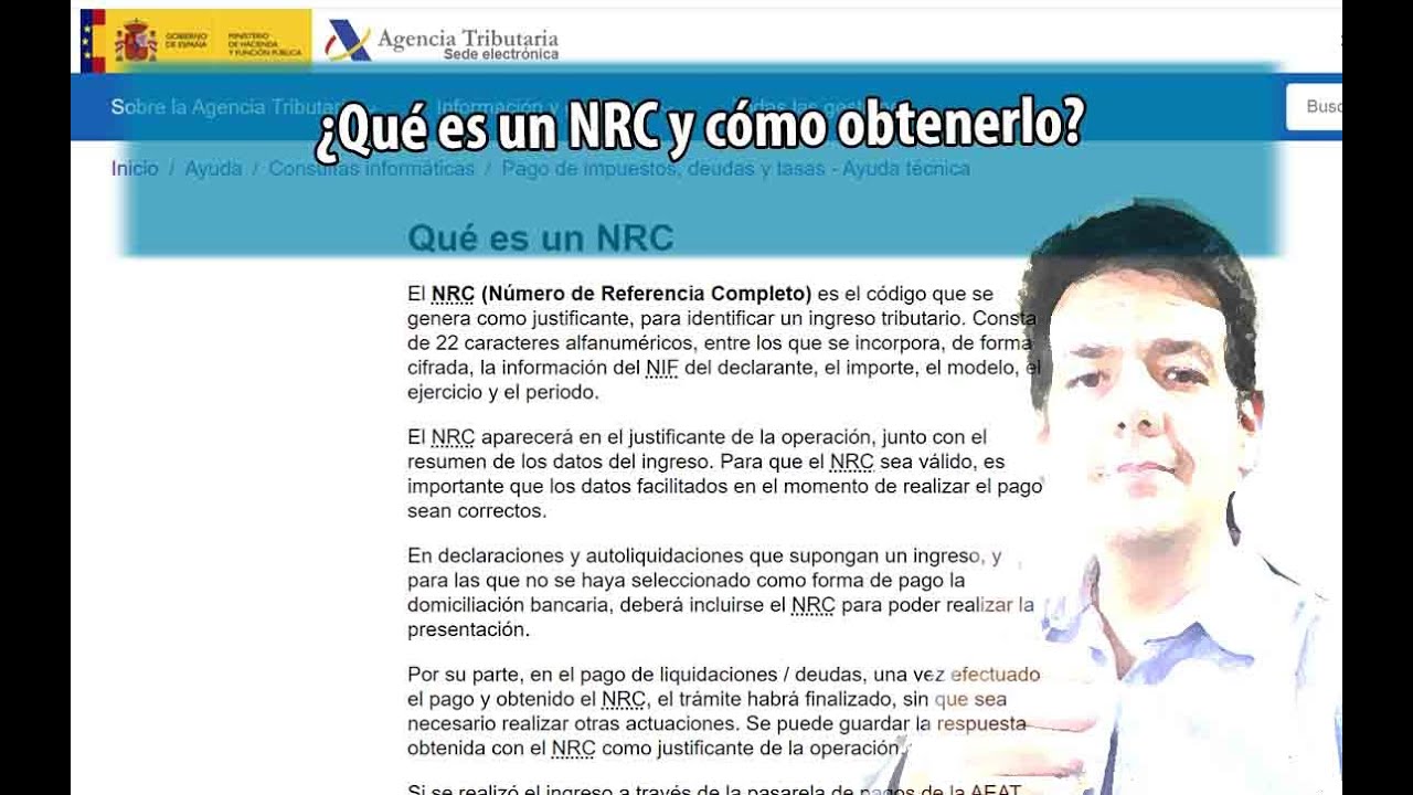 qué es el número de referencia nrc