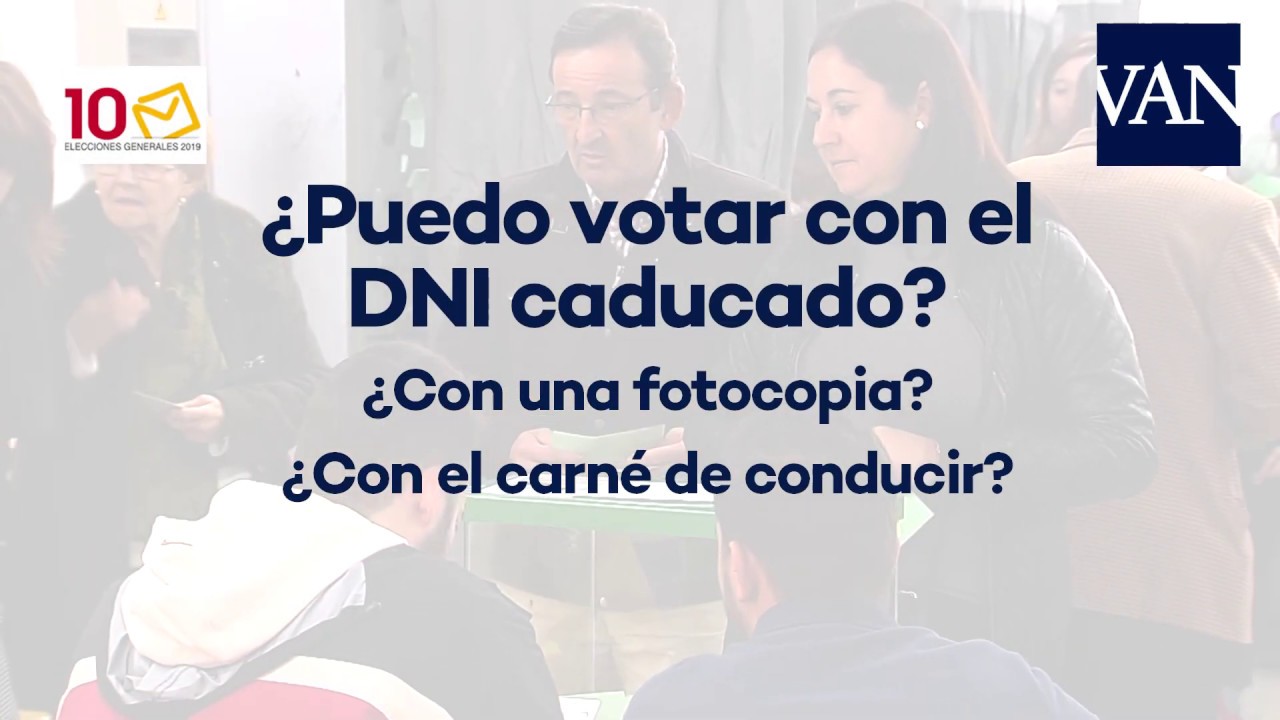 se puede votar con el carne de conducir