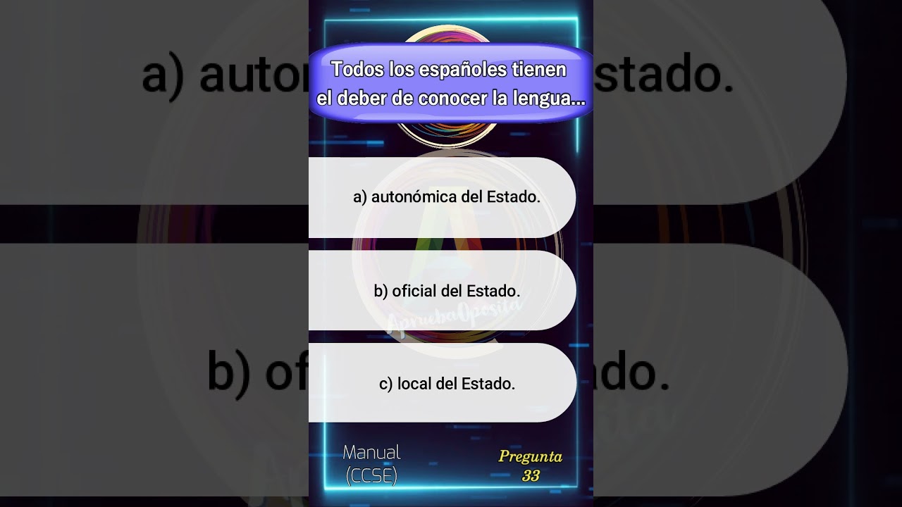 todos los españoles tienen el deber de conocer la lengua